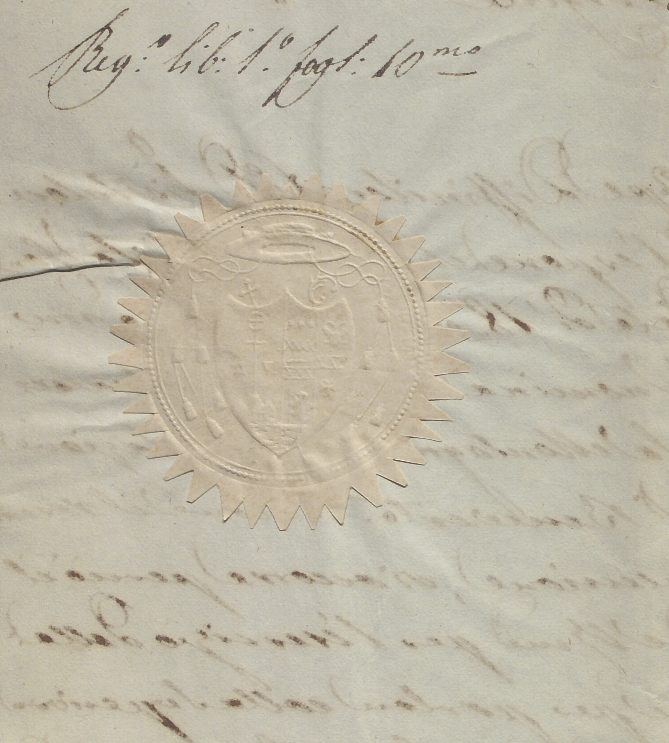 Sigillo di Giuseppe Svizzeri
