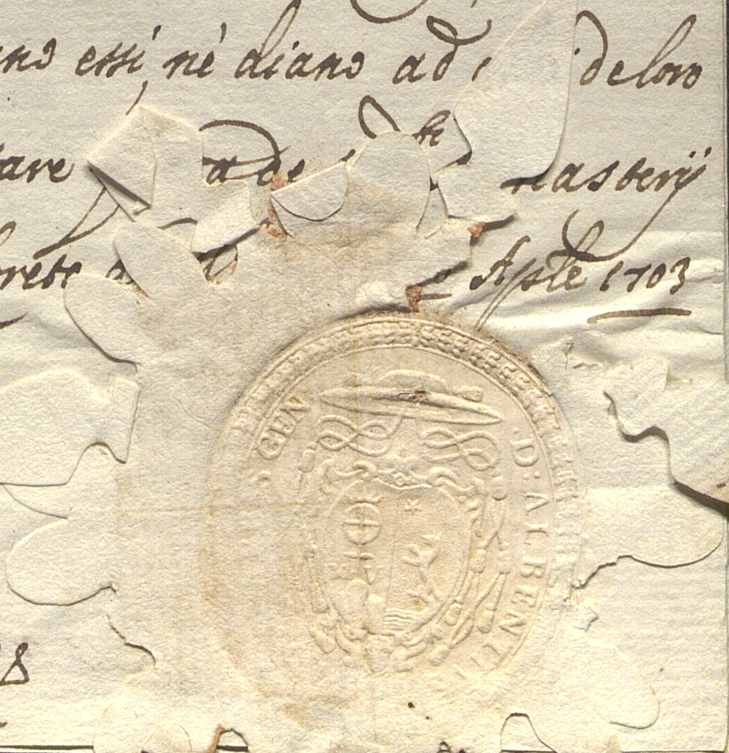 Sigillo di Albenzio Cortone