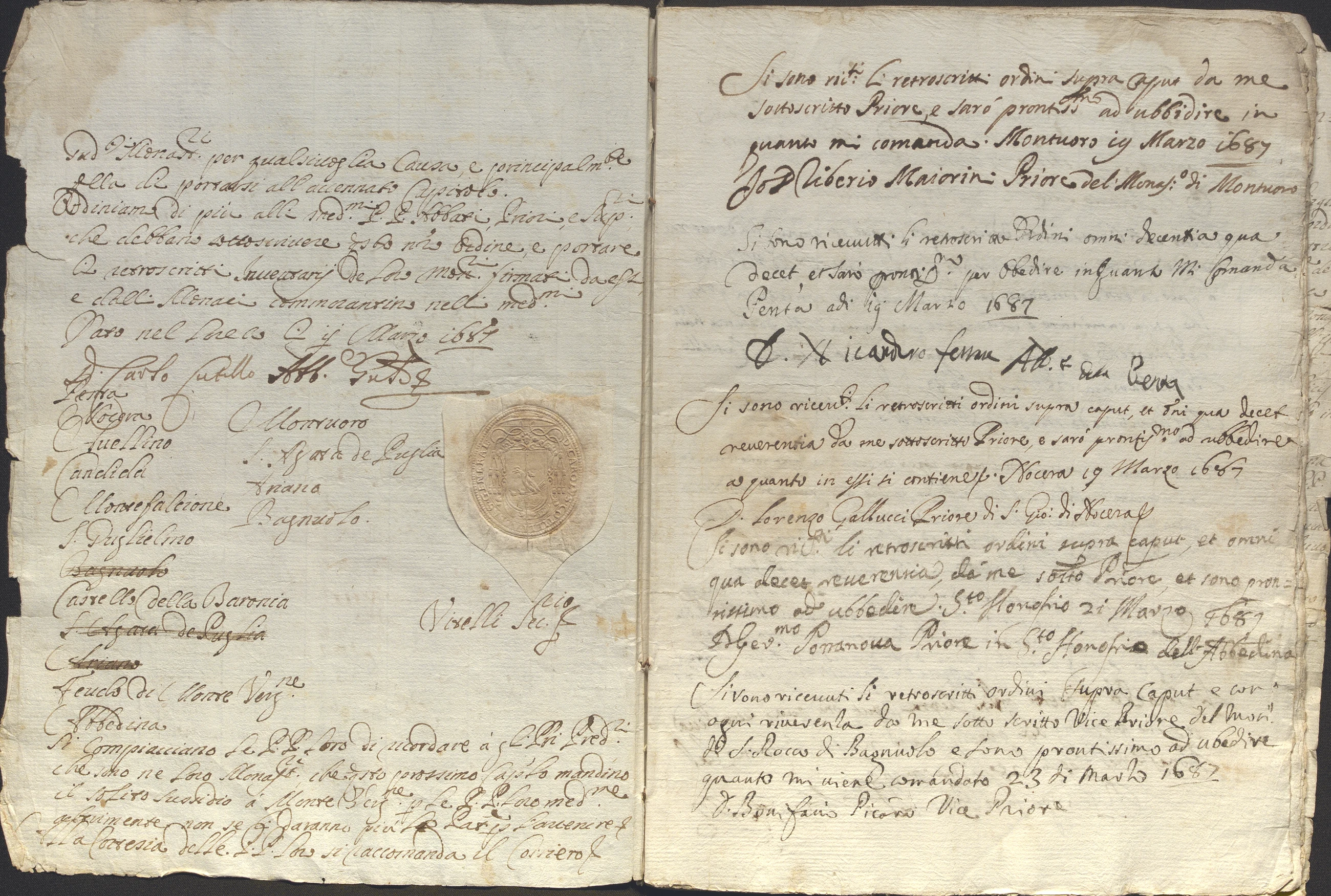 Documento d’archivio relativo a Carlo Cutillo, 2