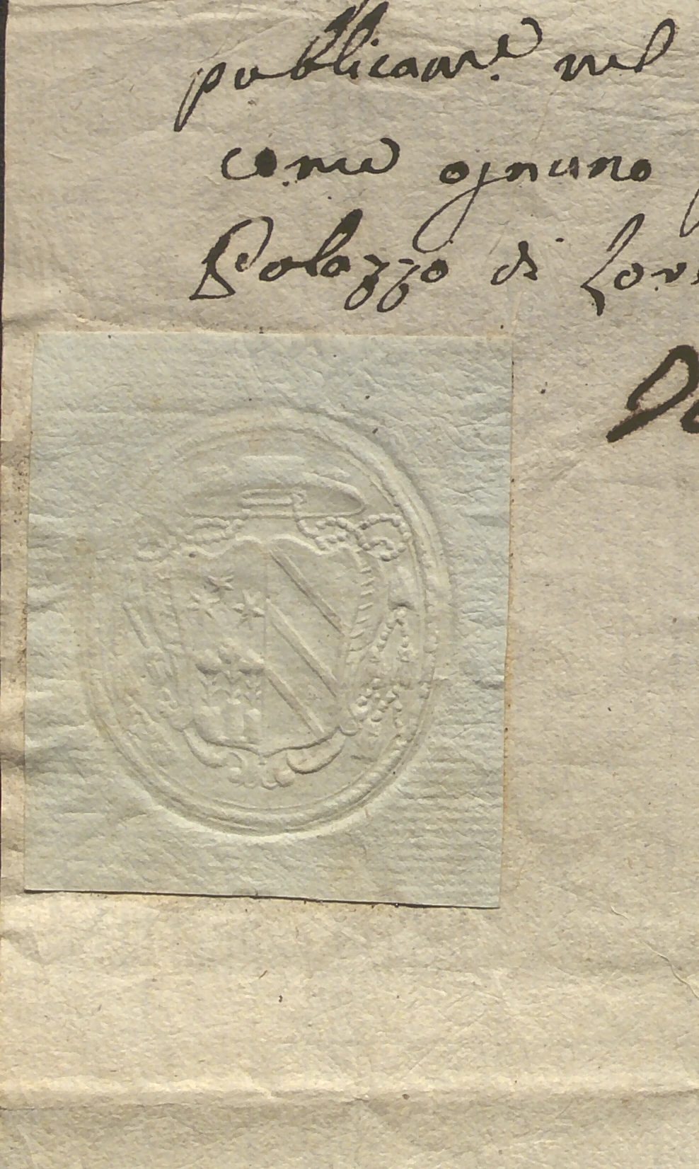 Sigillo di Tommaso Fiorilli