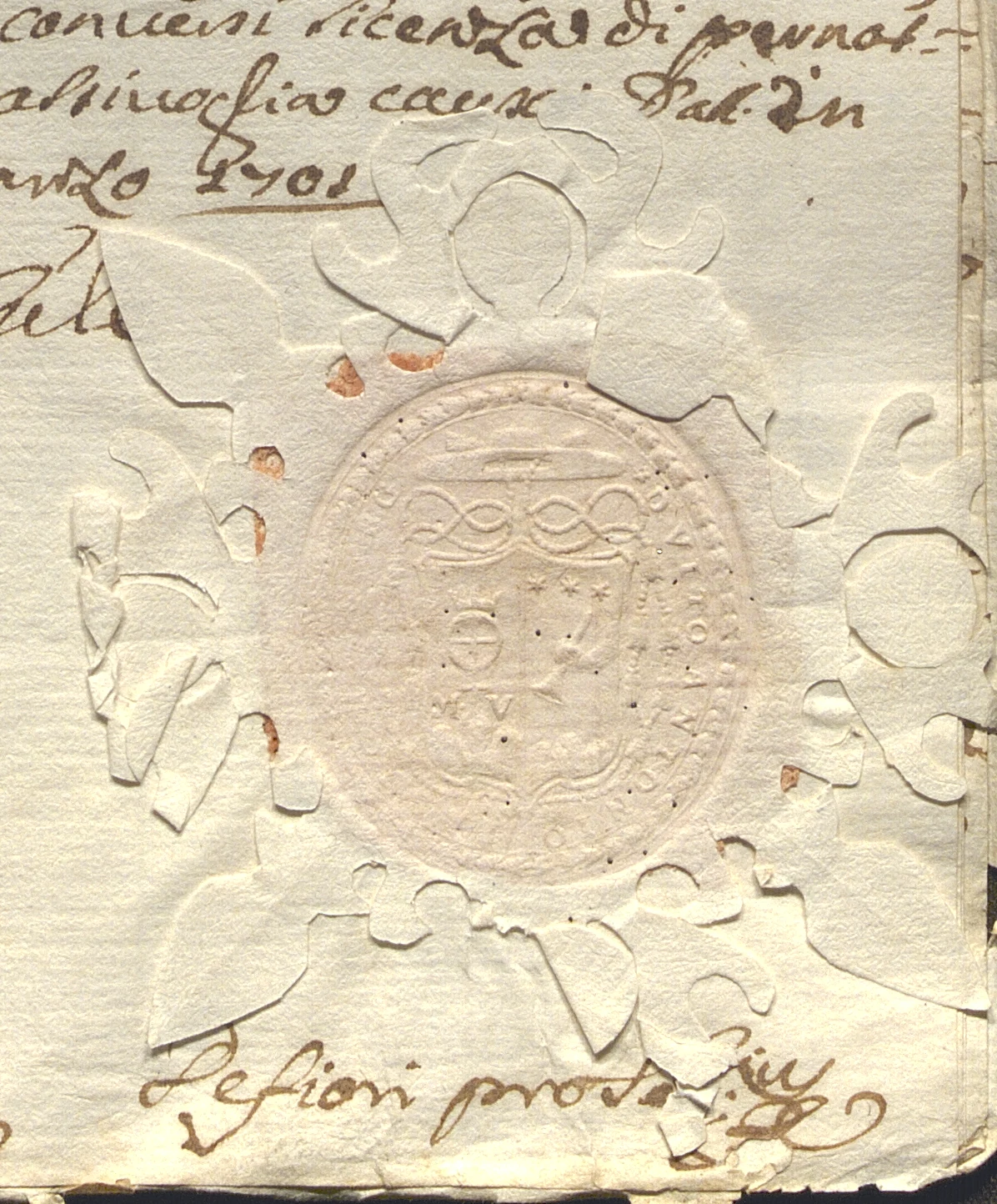 Sigillo di Vitantonio Pastorale